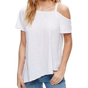 White off the shoulder top